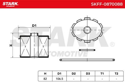 горивен филтър STARK SKFF-0870088