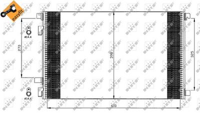 CONDENSATOR CLIMATIZARE NRF 35449 5