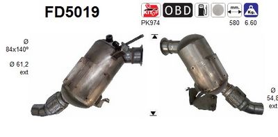 FILTRU FUNINGINE/PARTICULE SIST.DE ESAPAMENT