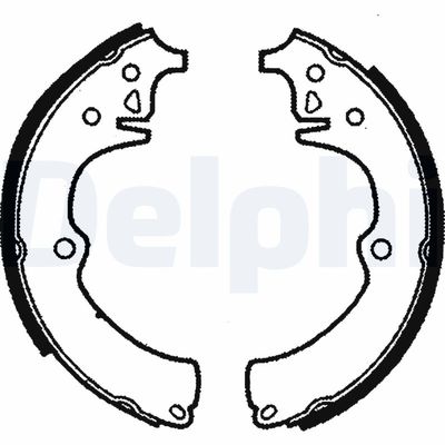 Sada brzdových čelistí DELPHI LS1330