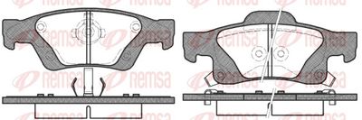 Brake Pad Set, disc brake 1446.02