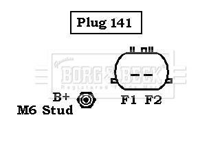 Генератор BORG & BECK BBA2920 для CHRYSLER NEON
