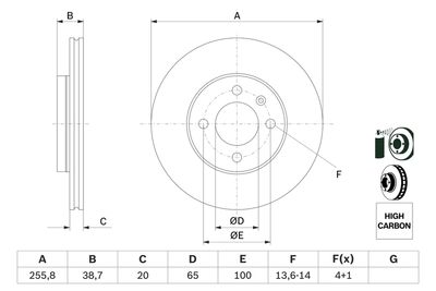 Brake Disc 0 986 478 308