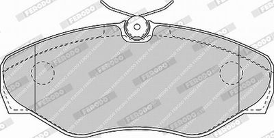 BREMSBELAGSATZ SCHEIBENBREMSE FERODO FVR1515 2