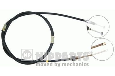 Тросик, cтояночный тормоз NIPPARTS J19698 для DAIHATSU ROCKY