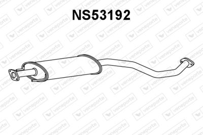 VENEPORTE NS53192 Глушитель выхлопных газов  для NISSAN MICRA III (K12) 160 SR