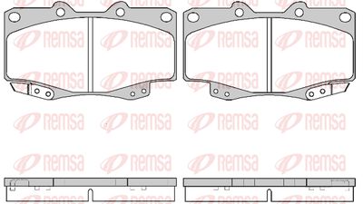 Комплект тормозных колодок, дисковый тормоз REMSA 0315.22 для TOYOTA FORTUNER