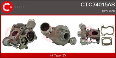 COMPRESOR SISTEM DE SUPRAALIMENTARE CASCO CTC74015AS