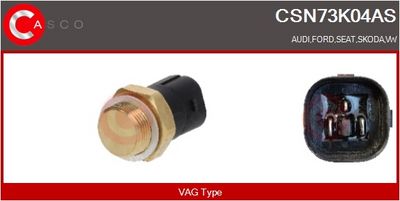 COMUTATOR TEMPERATURA VENTILATOR RADIATOR CASCO CSN73K04AS