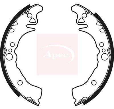 APEC Brake Shoe Set SHU687