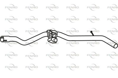 Rura wydechowa FENNO P49043