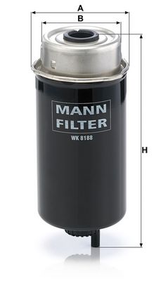 Palivový filtr MANN-FILTER WK 8188