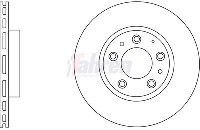Fahren Brake Disc FBD6543