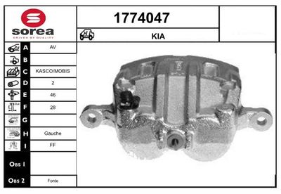 ETRIER FRANA SNRA 1774047