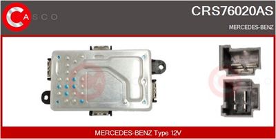 REZISTOR VENTILATOR HABITACLU CASCO CRS76020AS