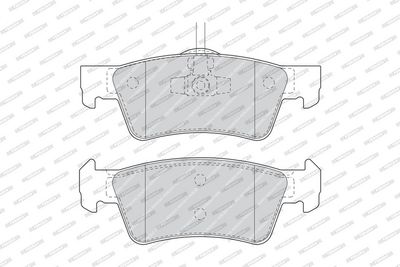 BREMSBELAGSATZ SCHEIBENBREMSE FERODO FDB1460 1