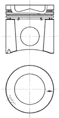 Zuiger (diameter 132,01mm, STD)