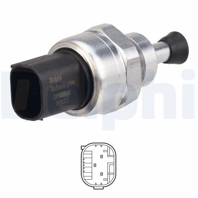 Sensor, avgastryck DELPHI DPS00039-12B1