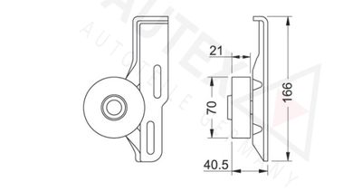 ROLA INTINZATOR CUREA TRANSMISIE AUTEX 641293 1