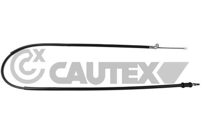 Тросик, cтояночный тормоз CAUTEX 069087 для NISSAN QASHQAI