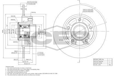спирачен диск ICER 78BD4026-1