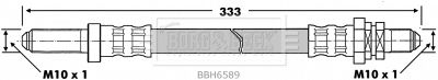 Brake Hose Borg & Beck BBH6589