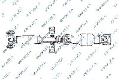 Wał napędowy, napęd osi GSP PS901708