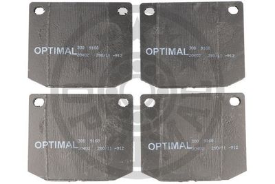 Комплект тормозных колодок, дисковый тормоз OPTIMAL 9168 для SAAB 90