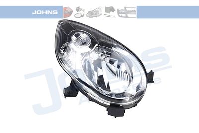 Основная фара JOHNS 23 01 10 для CITROËN C1