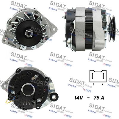 Генератор SIDAT A12VA1004A2 для RENAULT MASTER