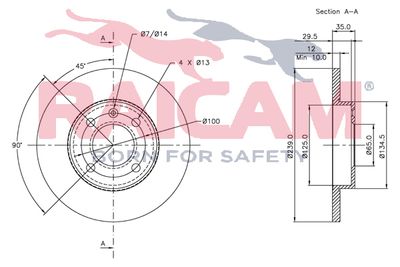 DISC FRANA RAICAM RD01057 2