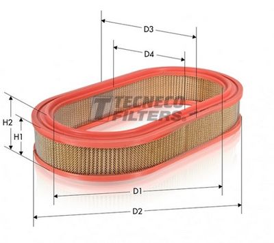 Воздушный фильтр TECNECO FILTERS AR257OV для MORGAN FOUR