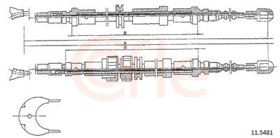CABLU FRANA DE PARCARE