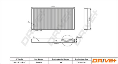 FILTRU AER HABITACLU DR!VE+ DP1110120027 5