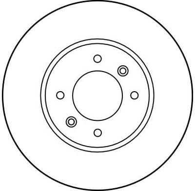 BREMSSCHEIBE TRW DF1031 1