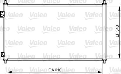 VALEO Condensor, airconditioning (817780)