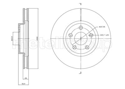 Brake Disc 800-1834C