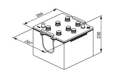 BATERIE DE PORNIRE BOSCH 0092T30420 4