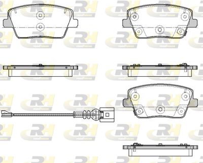 ROADHOUSE 21901.02 Тормозные колодки и сигнализаторы  для HYUNDAI i30 FASTBACK (PDE, PDEN) 2.0 N
