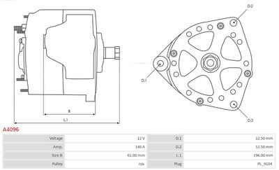 Alternator A4096