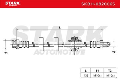 спирачен маркуч STARK SKBH-0820065