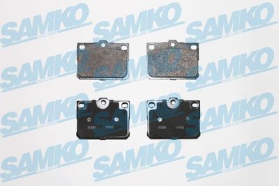 Комплект тормозных колодок, дисковый тормоз SAMKO 5SP164 для MAZDA 818