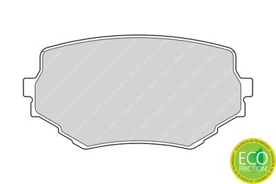 Brake Pad Set, disc brake FDB1565