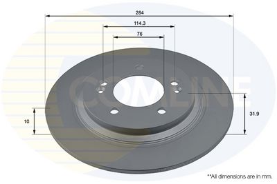спирачен диск COMLINE ADC2846