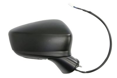 Zijspiegel Rechts (elektrisch, in reliëf, met verwarming, under-coated, met indicator) past: MAZDA 2 DL, DJ 11.14-