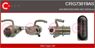 Chladič, recirkulace spalin CASCO CRG73019AS