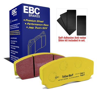 комплект спирачно феродо, дискови спирачки EBC Brakes