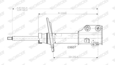 STOßDäMPFER MONROE G9607 1