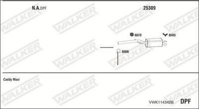 SISTEM DE ESAPAMENT WALKER VWK114342B