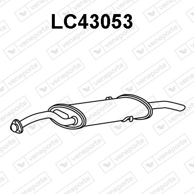 VENEPORTE LC43053 Глушитель выхлопных газов  для LANCIA THEMA (834_) 2000 i.e. (834BV)